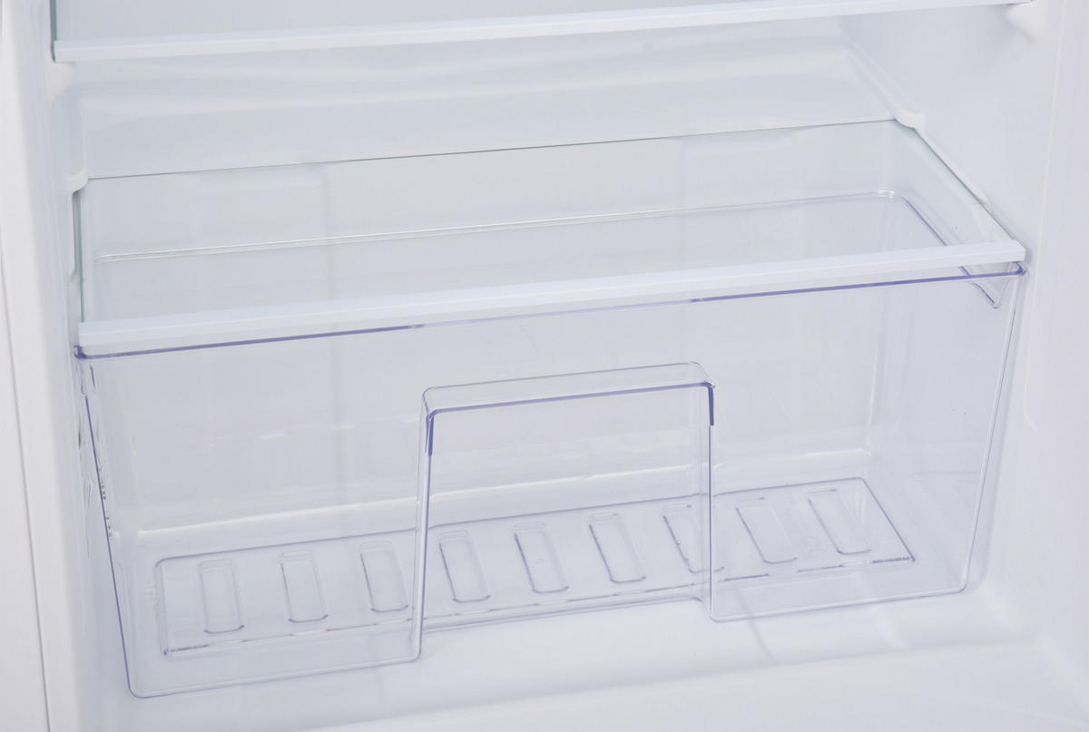 EINBAUKÜHLSCHRANK mit Gefrierfach, 102cm Nische, Schlepptür-Technik, 139 Liter Nutzinhalt - Weiß, Glas/Kunststoff (54/102/54.5cm) - Telefunken