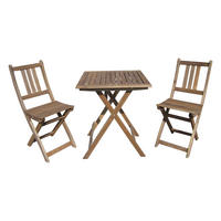 BALKONSET TAMPA 3-tlg. - Braun, Holz - Sedex
