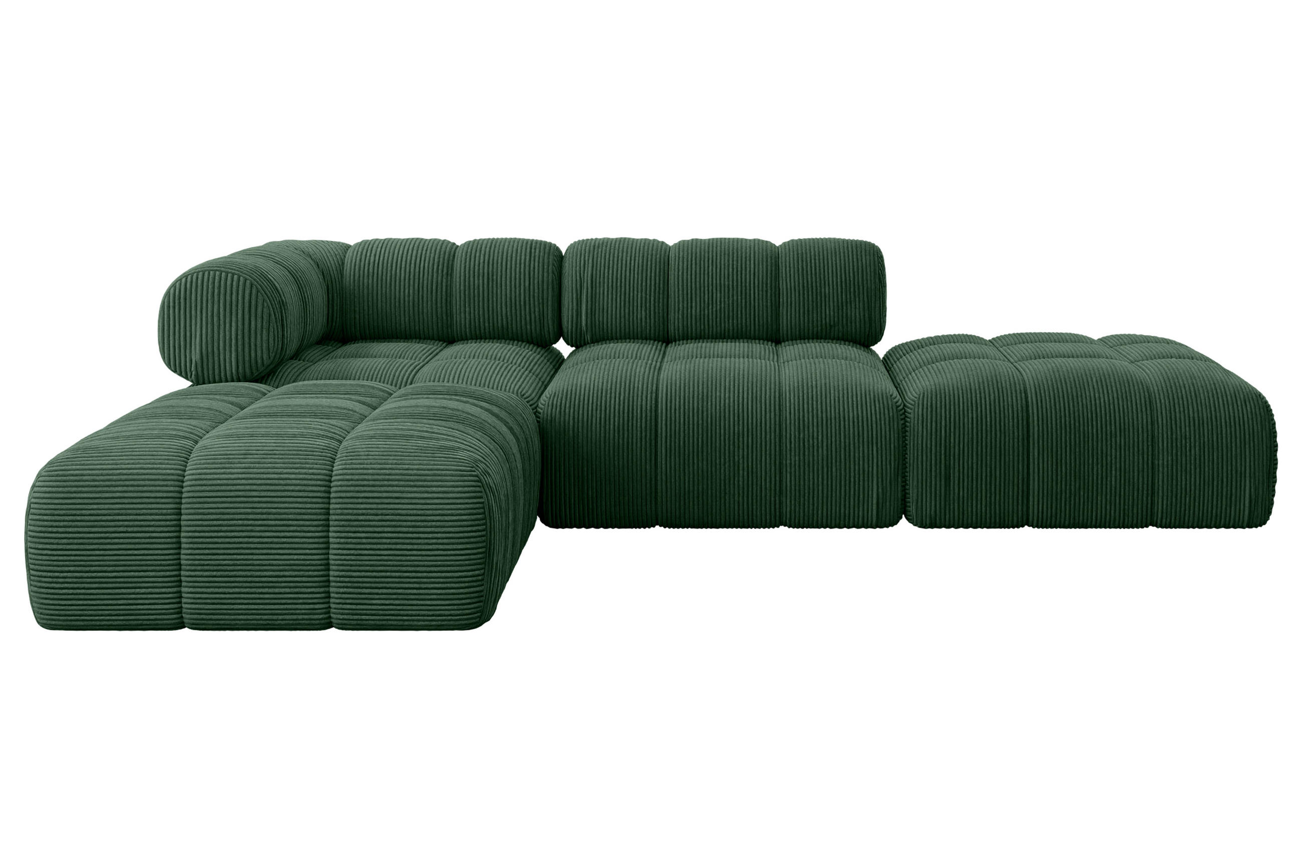 Altdecor Ecksofa Grün 285x190 cm