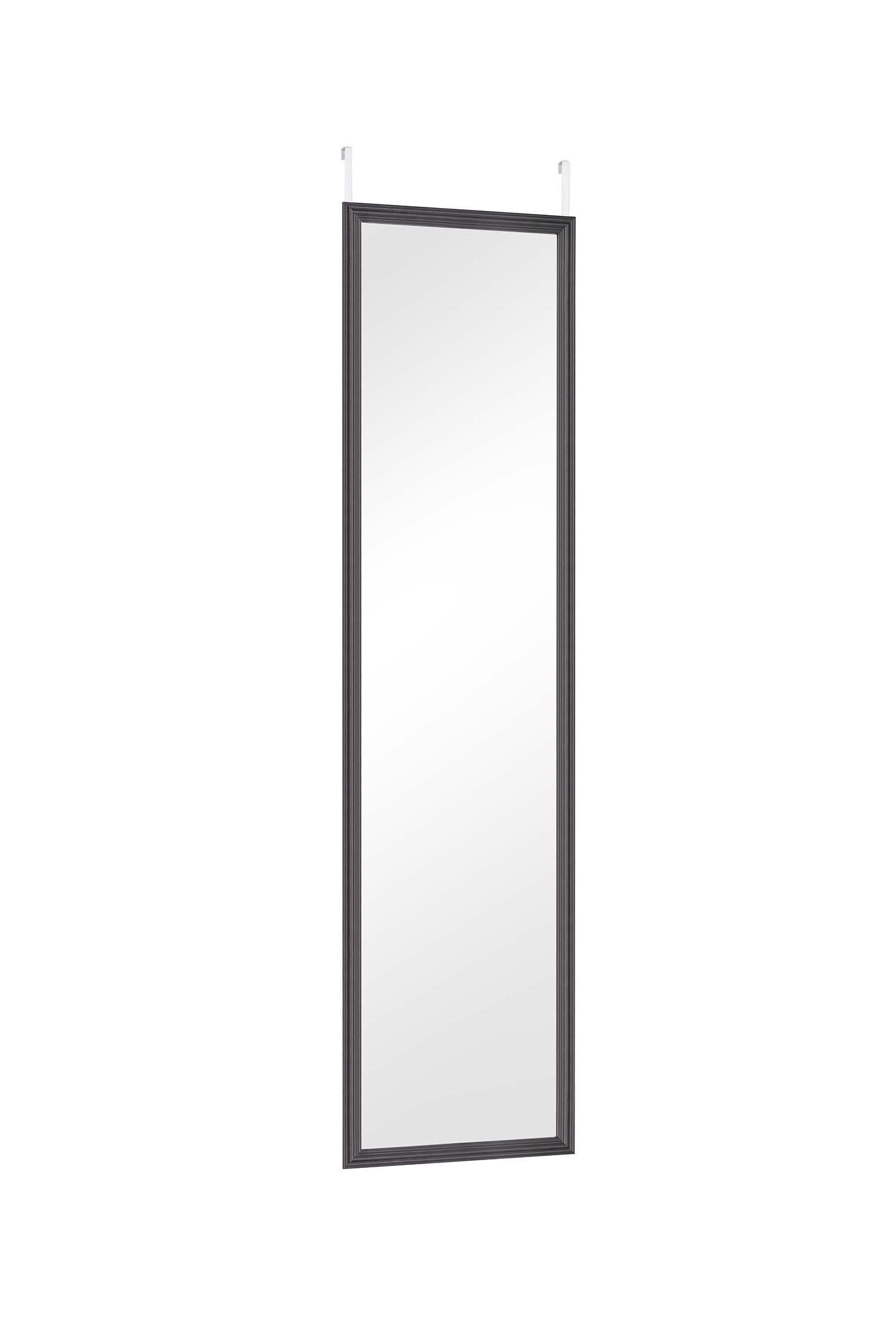 TÜRHÄNGESPIEGEL Ria Schwarz - 30 x 120cm - Schwarz, Kunststoff (30/120/3cm) - Niermann