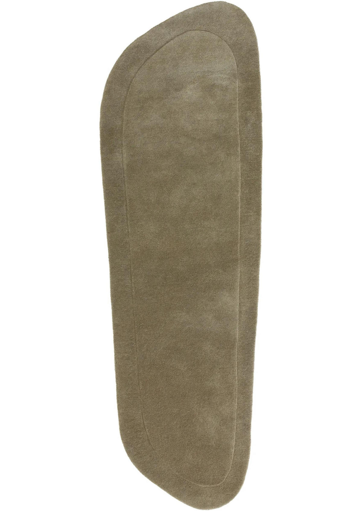 VLNĚNÝ koberec Shape Světle zelená 80x250 cm - světle zelená, textil/přírodní materiály (80/250cm) - benuta Pure