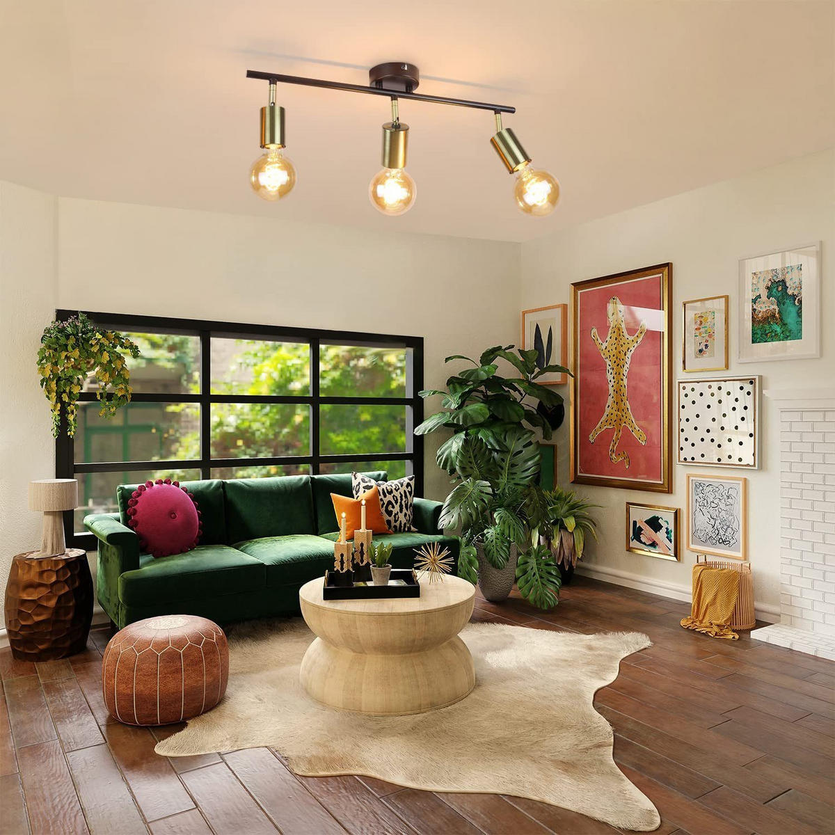 STRAHLER Dank 3-flammig 52/4/12 cm - Goldfarben, Metall (52/4/12cm) - ZMH