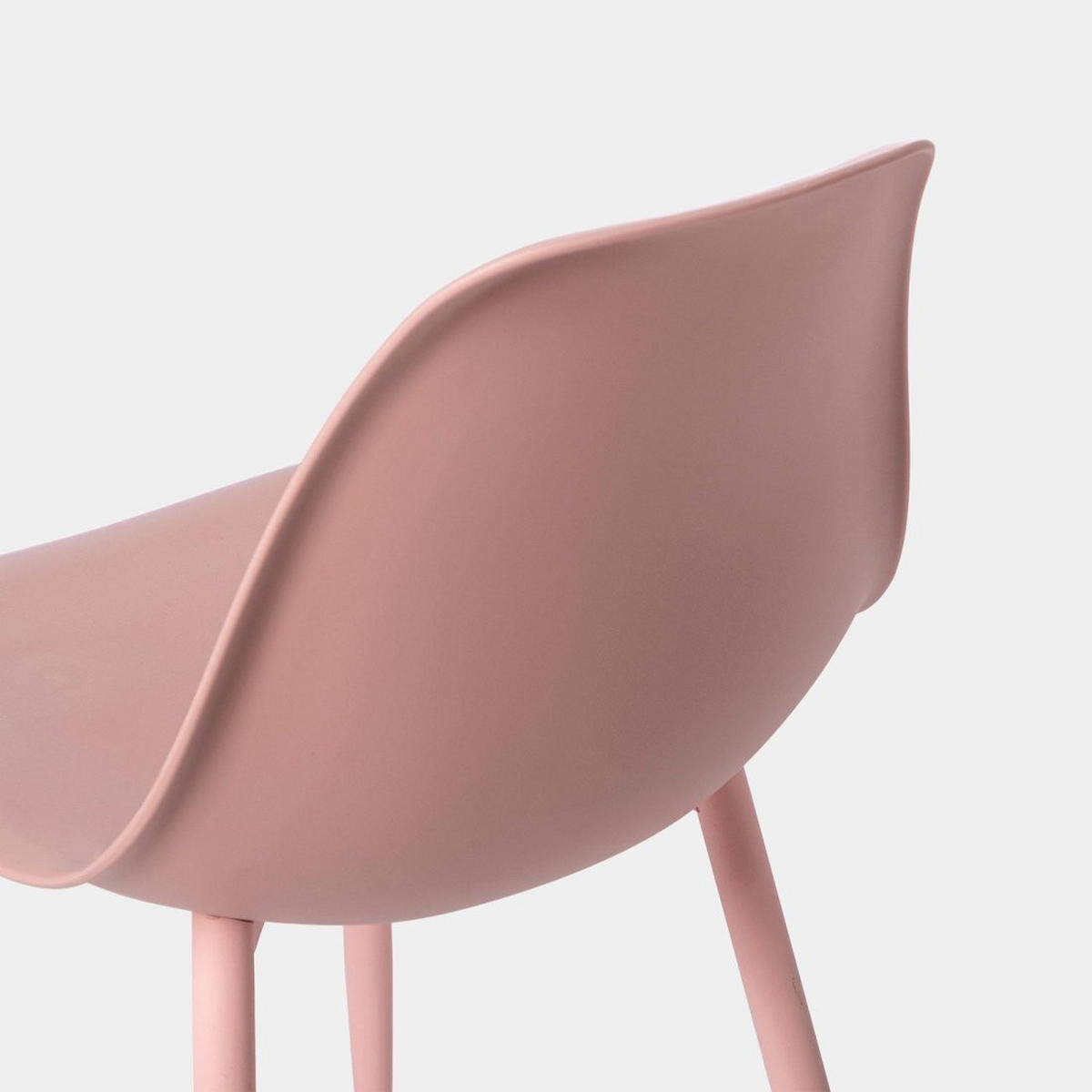 STUHL FÜR DRAUSSEN Nina Rosa 45 cm x 80 cm - Pink, Kunststoff (45/80/53cm) - Klast Home