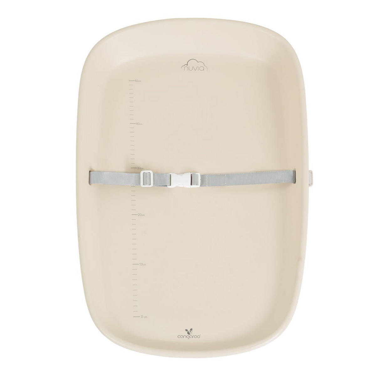 WICKELAUFLAGE Nuvia beige tragbar, Messskala, EVA-Material, Rückenlehne, Sicherheitsgurt - Beige, Kunststoff (44/69cm) - Cangaroo