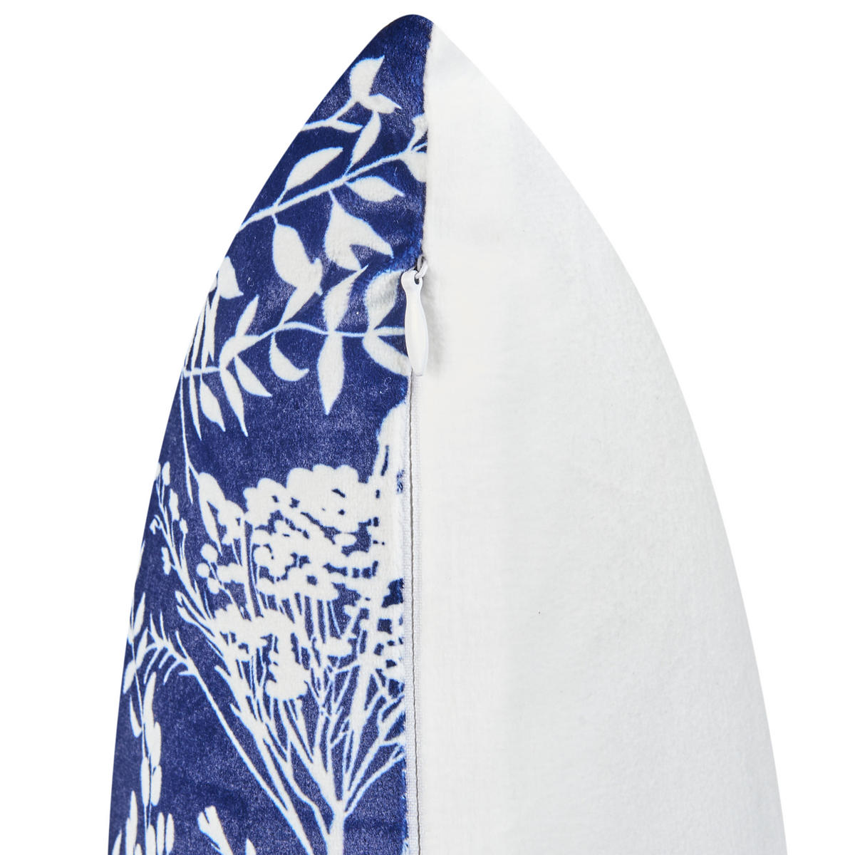 KERTI párna 2 darabos Szett Tengerészkék 30/50 cm Glimmer - kék/fehér, textil (30/12/50cm) - Beliani