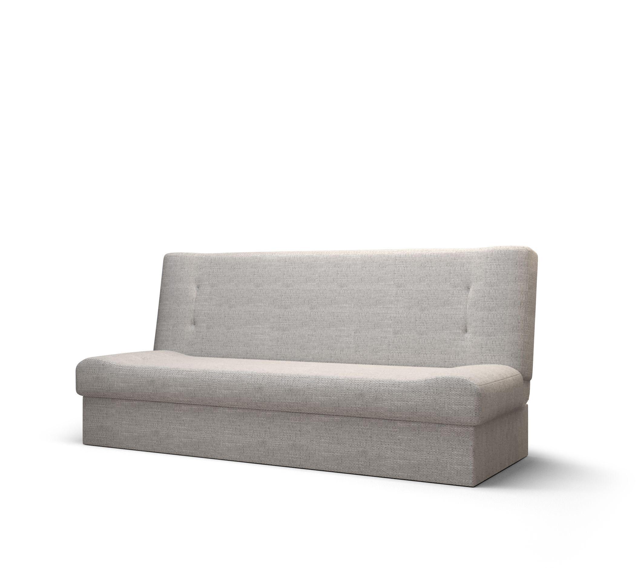 SOFA LAWA mit Schlaffunktion KORNET 04 mit Stauraum - Braun, Textil (192/93/80cm) - Bedante