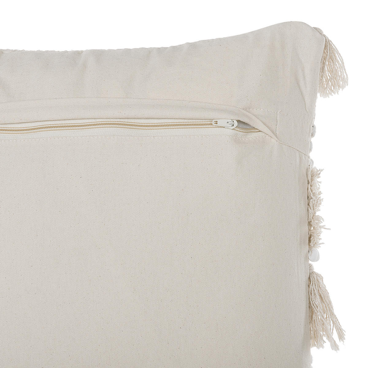 OKRASNA BLAZINA komplet 2 svetlo bež 45/45 cm Villur - bež, tekstil/naravni materiali (45/45cm) - Beliani