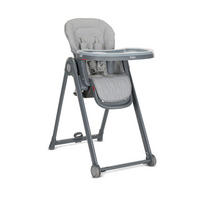 HOCHSTUHL Party grau dunkelgrau Rollen Höhe Lehne Fußstütze Tisch sind einstellbar - Grau, Kunststoff (52/122/102cm) - Lorelli