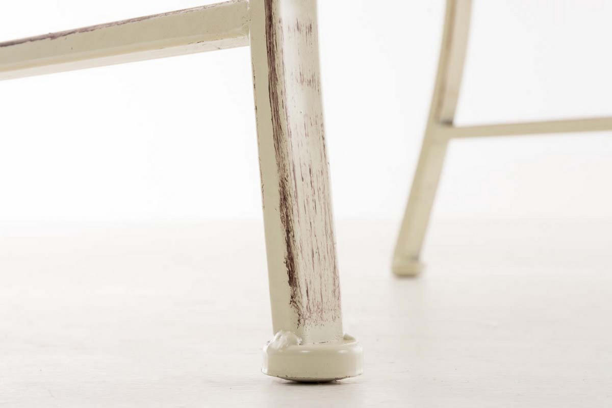 STUHL Pamela antik-creme - Naturfarben, Metall (62/94/53cm) - TPFGarden