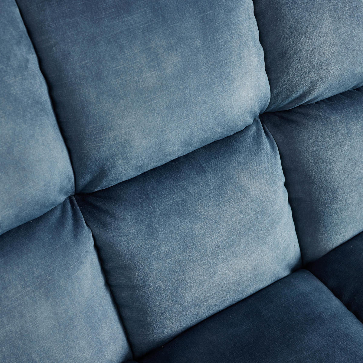 SESSEL Rina Blau Samt Gepolstert - Blau, Holz (67/76.5/69.5cm)