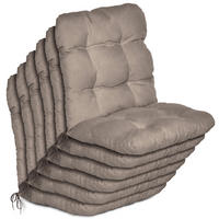 NIEDERLEHNER Flair NL 100x50x8cm Taupe (6tlg) - Taupe, Textil (50/100cm) - Beautissu 