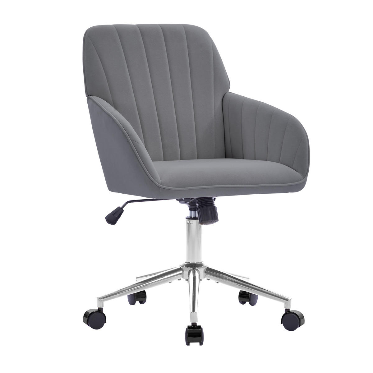 BÜRODREHSTUHL Grau 62/60/97 cm - Grau, Metall (62/97/60cm) - PANGIVO