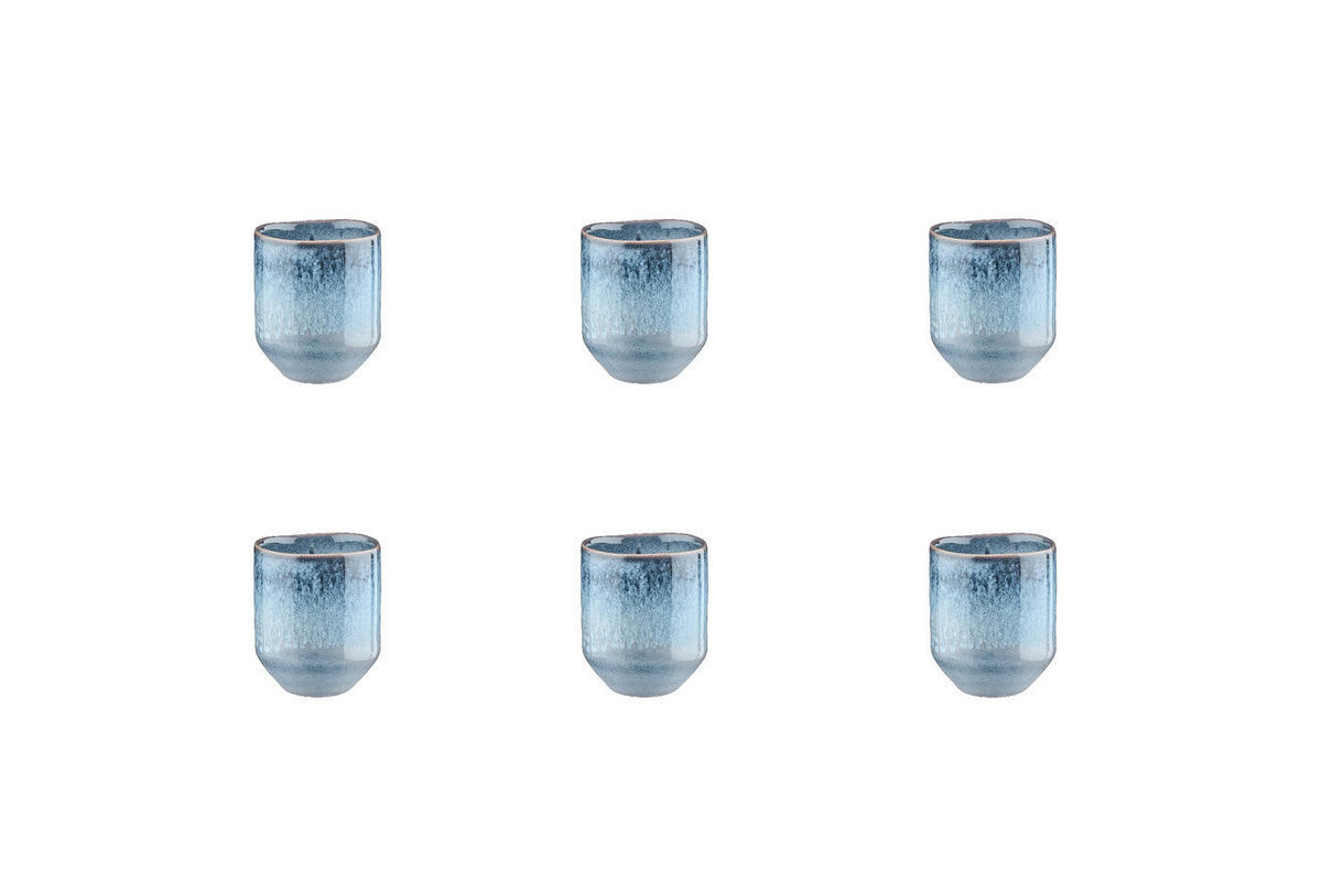 TASSEN Genesis 80ml - 6er-Set - Meer - Blau, Keramik (0.08L) - Björn
