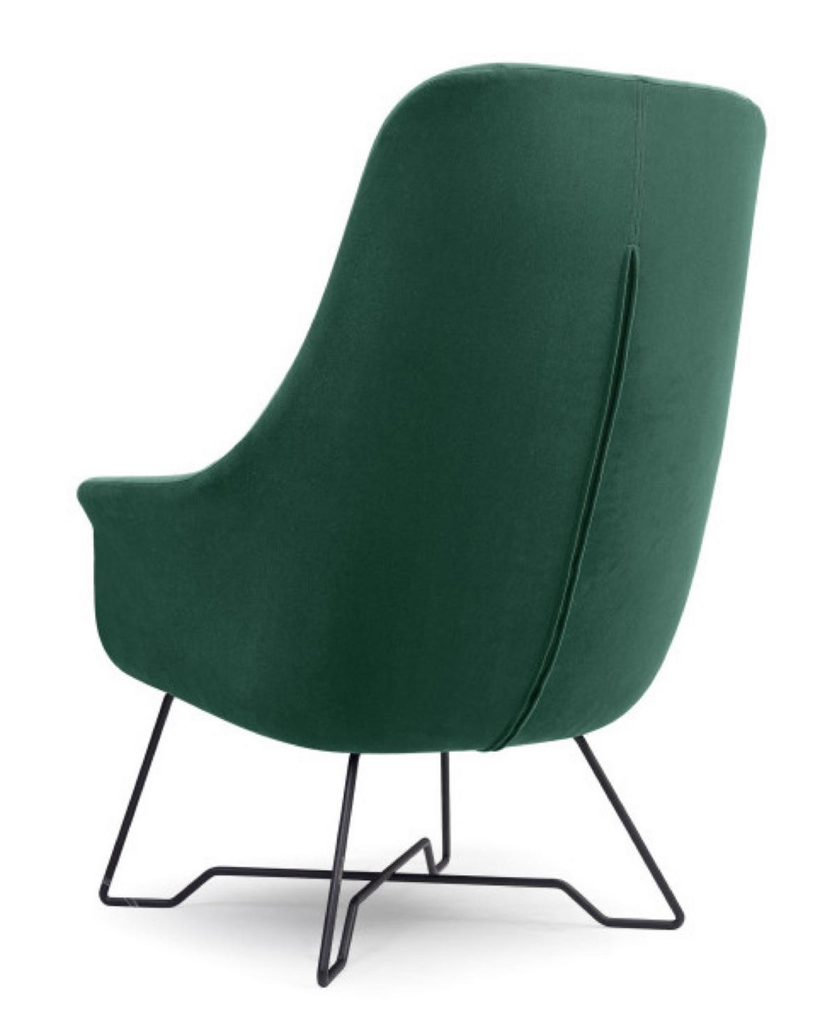 SESSEL Grün ENZO Gepolstert Mit Gepolstertem Rücken - Grün, Textil (72.5/101.5/83cm) - Sepro Meble