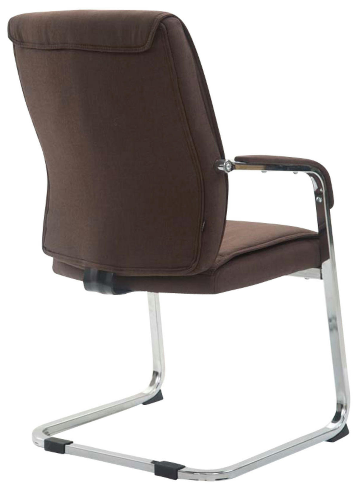 SCHWINGSTUHL 2er Set Stoff braun - Braun, Textil/Metall (58/102/65cm) - CLP