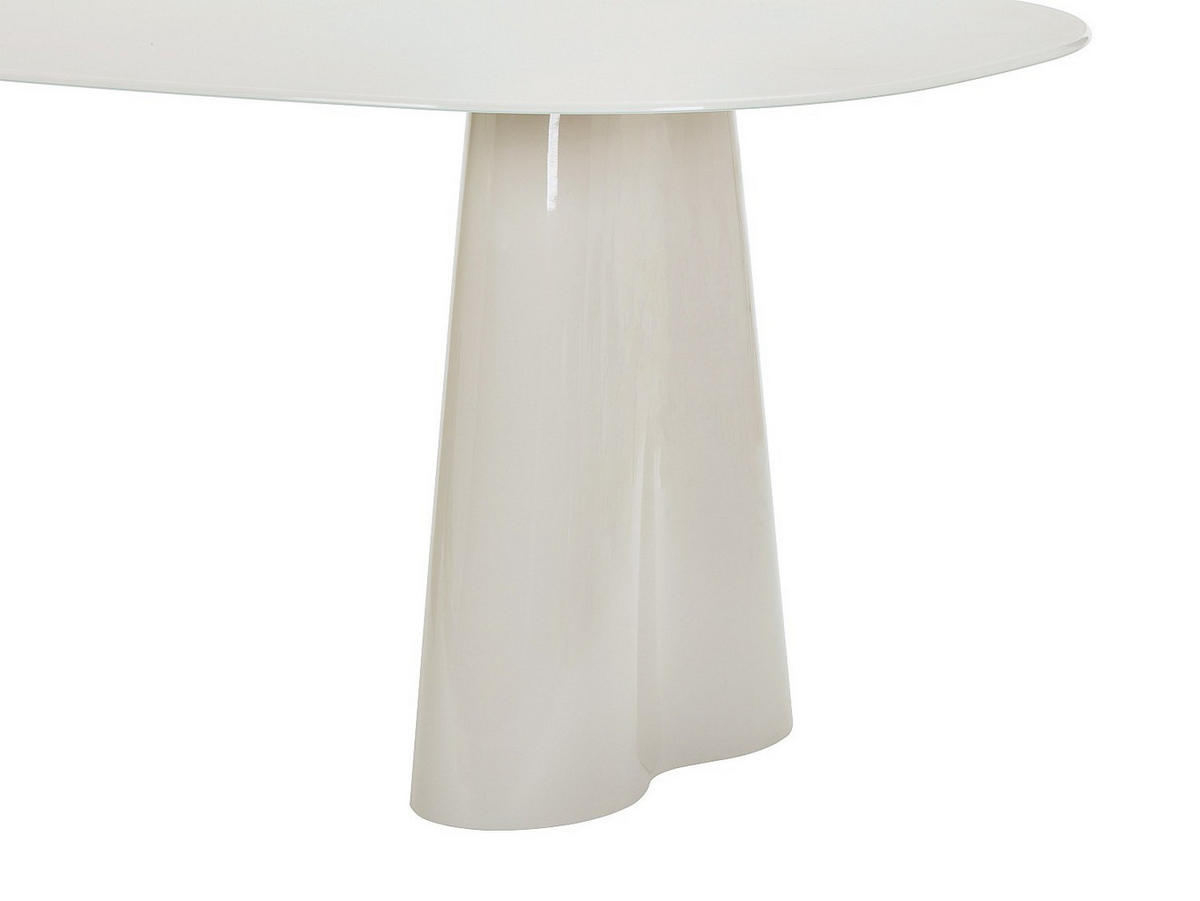 ESSTISCH - 8 Personen - holz - beige Avalina - Beige, Glas/Holz (110/220/76cm) - Vente-Unique