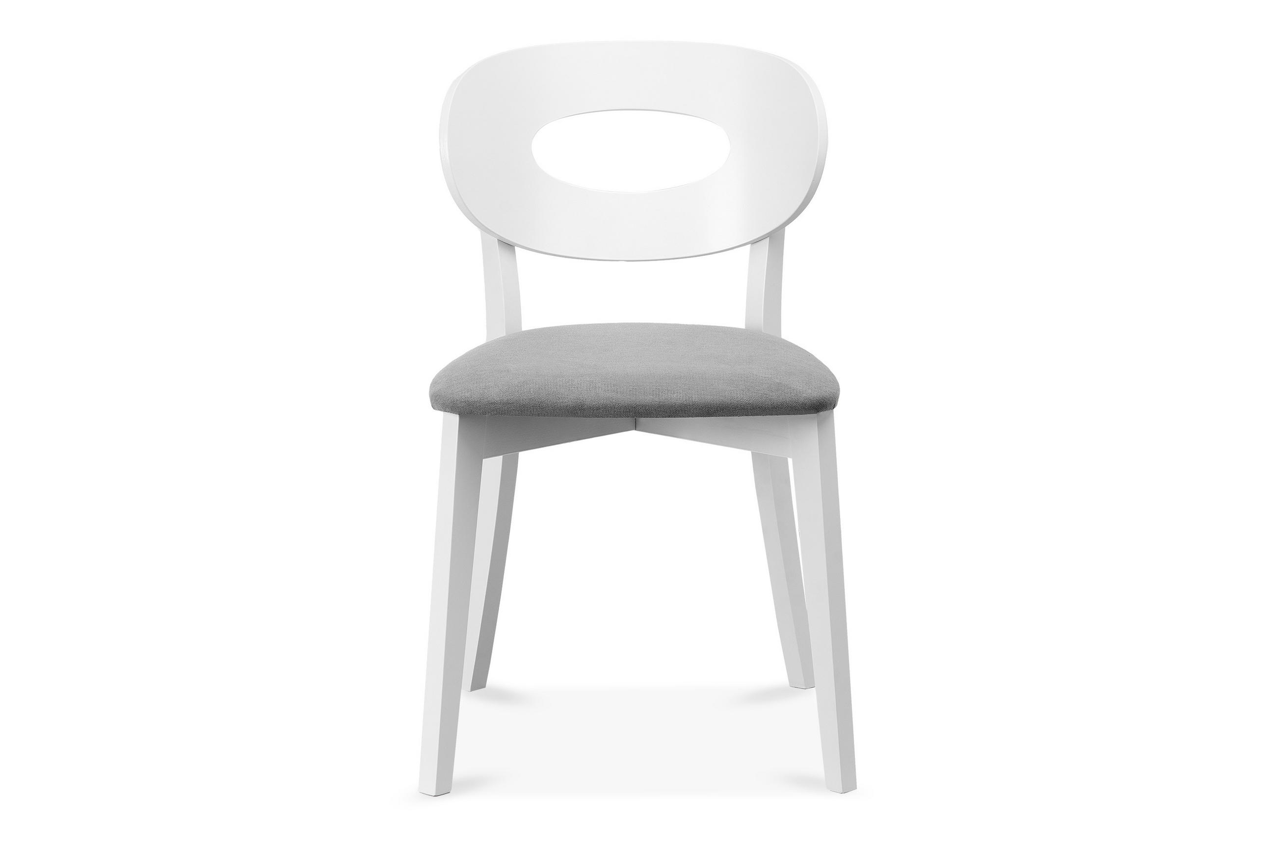 ESSZIMMERSTUHLE TANER 2-tlg Vintage, Grau - Weiß/Grau, Holz/Textil (47/80/45cm) - KONSIMO®