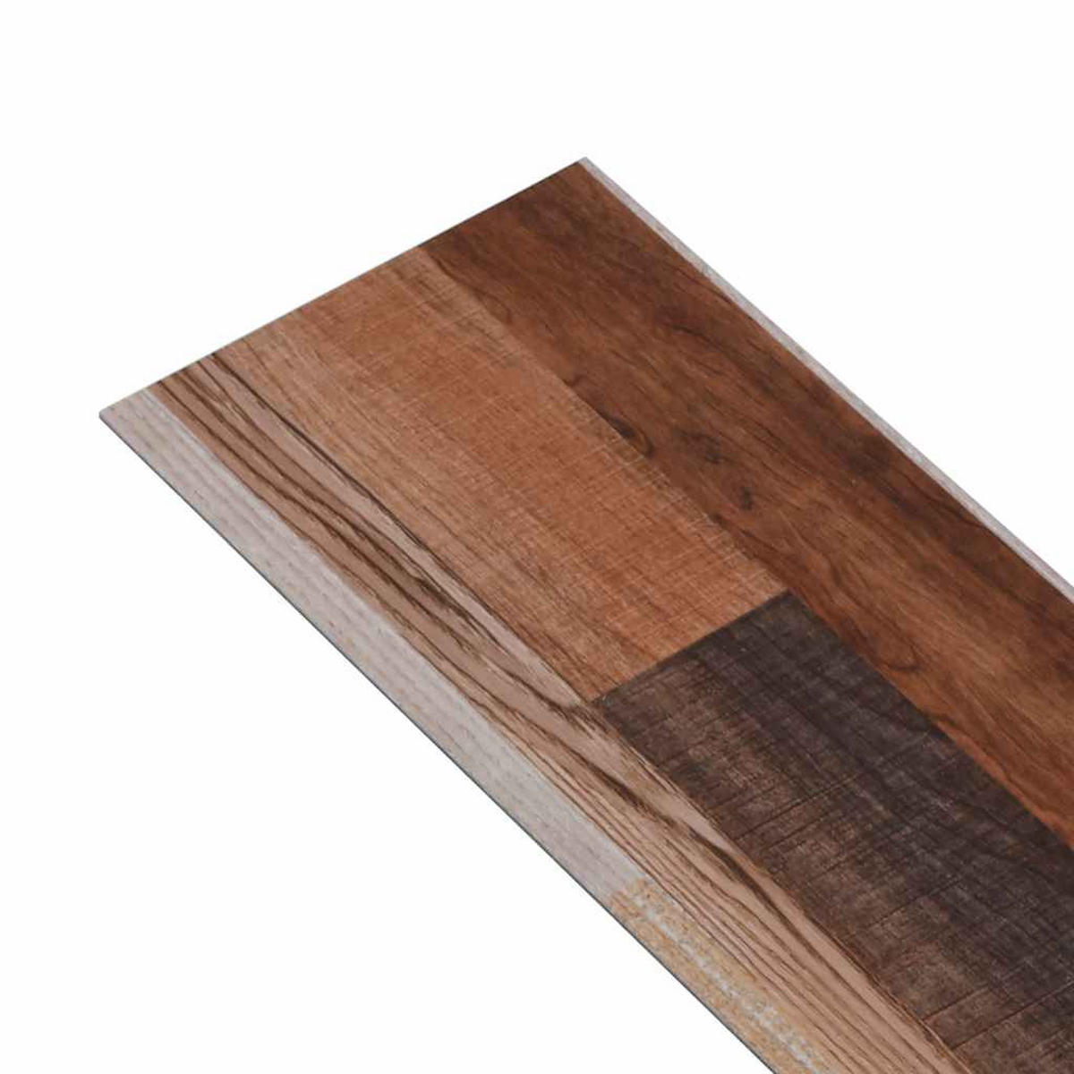 VINYLBODEN PVC-Dielen selbstklebend 2mm Stärke Laminat Viny Mehrfarbig 2,51 m² - Multicolor, Holzwerkstoff (91.5/15.2/0.2cm) - DELUKE