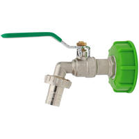 IBC Kugelhahn Metall Standard - feste Mutter - Naturfarben, Metall (7.2/9.5/17.3cm) - GRAF