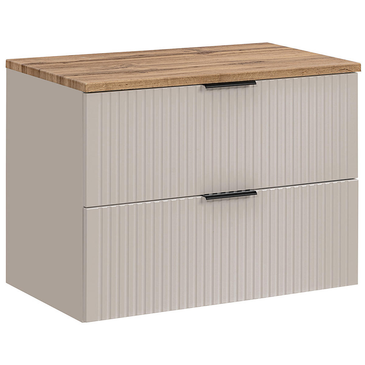 WASCHTISCH Adelaide-56 - Beige, Holzwerkstoff (80/57/46cm) - Lomado