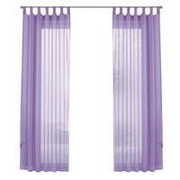 SCHLAUFENGARDINEN Voile 2er Set 175x140 cm Flieder - Flieder, Textil (140/175cm) - Gardinenbox.eu
