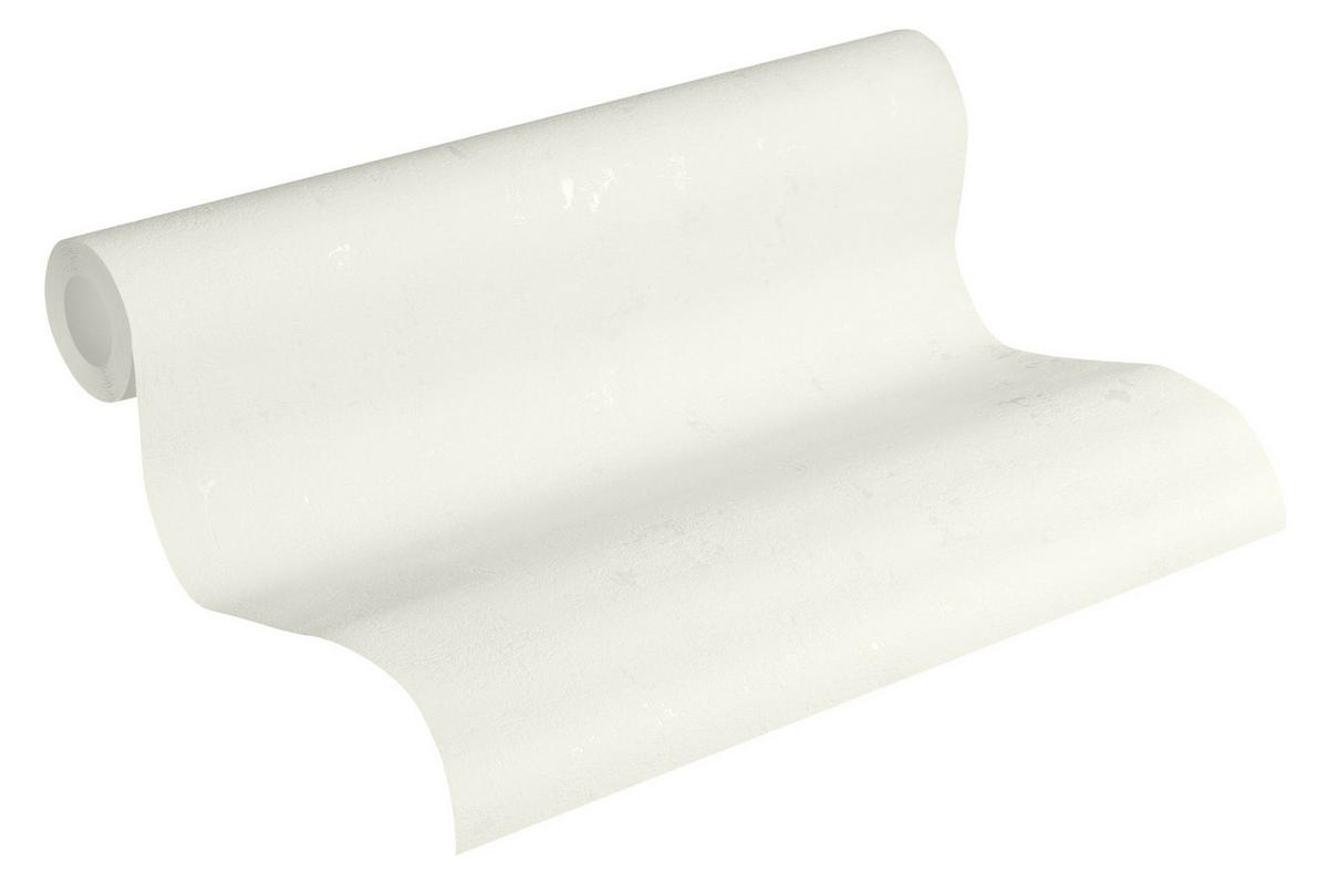 VLIESTAPETE Weiß 53/1005 cm - Weiß, Textil (53/1cm) - KUNSTLOFT