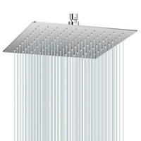 DUSCHKOPF Regendusche 25 cm poliertes Chrom Edelstahl - Silberfarben, Metall (24.7/12.7/24.7cm)
