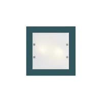 DECKENLEUCHTE - Blau, Metall (41/41/6cm) - Lumicom