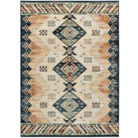 ORIENTTEPPICH Beige Antalia 135/195 cm - Blau/Beige, Textil (135/195cm) - Atticgo