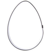 AUSSTECHFORM Osterei 5,5 cm Silber - Silberfarben, Metall (3.8/1.6/5.5cm) - Orion 