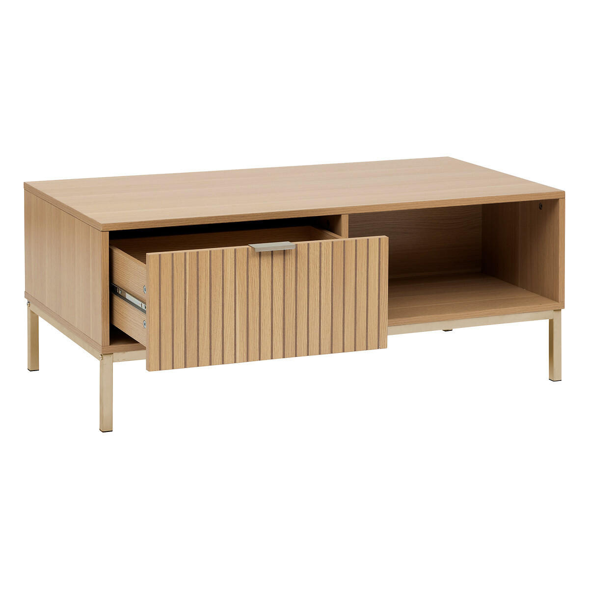 COUCHTISCH Tasso rechteckig Braun 100/50/40 cm - Braun, Holzwerkstoff (100/50/40cm) - 5five Simply Smart