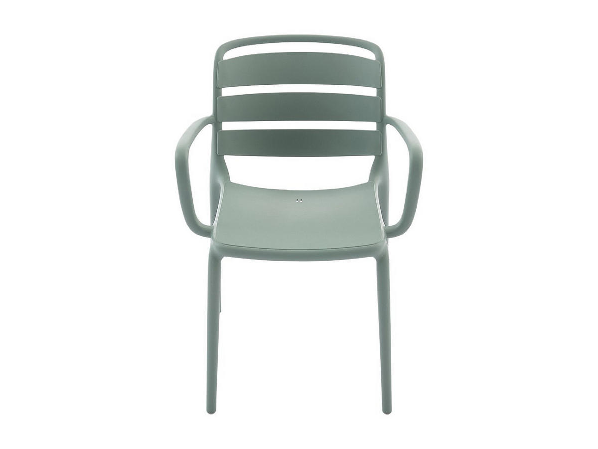 GARTENESSGRUPPE im Set - 2 -Sitzer - Polypropylen - khaki, weiß - MOAH - Weiß, Kunststoff - Vente-Unique