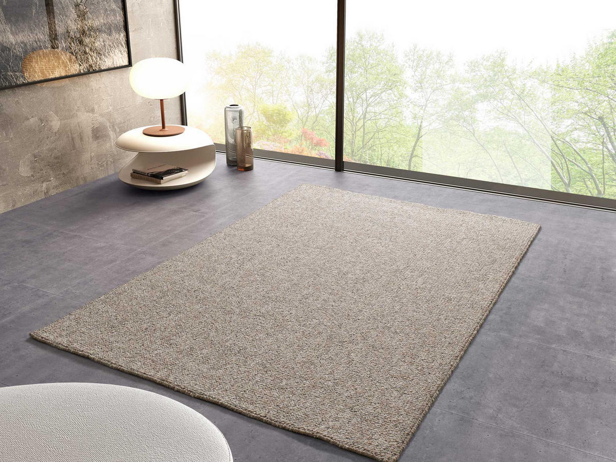 WEBTEPPICH Creme Petra 80/150 cm - Creme, Textil (80/150cm) - Atticgo