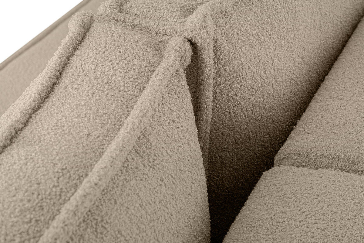 ECKSOFA-LINKS/RECHTS NAPI II mit Schlaffunktion, hellbeige - Beige, Textil (246/148cm) - KONSIMO®