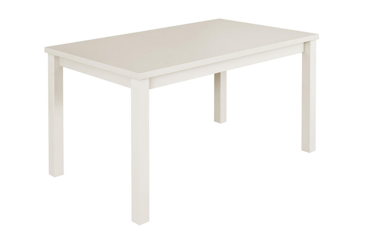 ESSTISCH Max 5 - Beige/Cappuccino, Holz (80/120/78cm) - Leaf Design