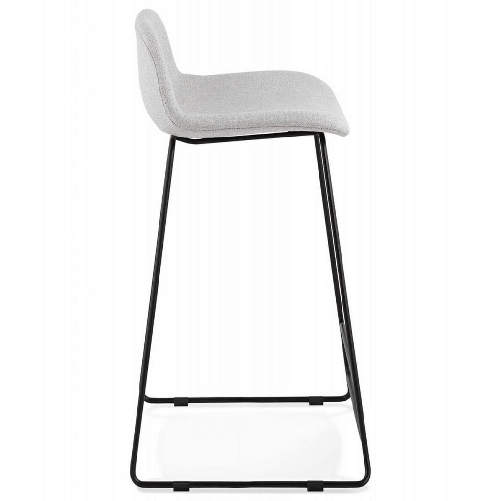Thumbnail - Kadima Design Barhocker, Grau, Textil, 49x85x53 cm, Esszimmer, Barmöbel, Barhocker