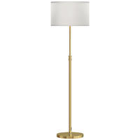 STEHLAMPE dimmbar mit Leinen-Lampenschirm Gold - Goldfarben, Metall (40/40/168cm) - HOMCOM