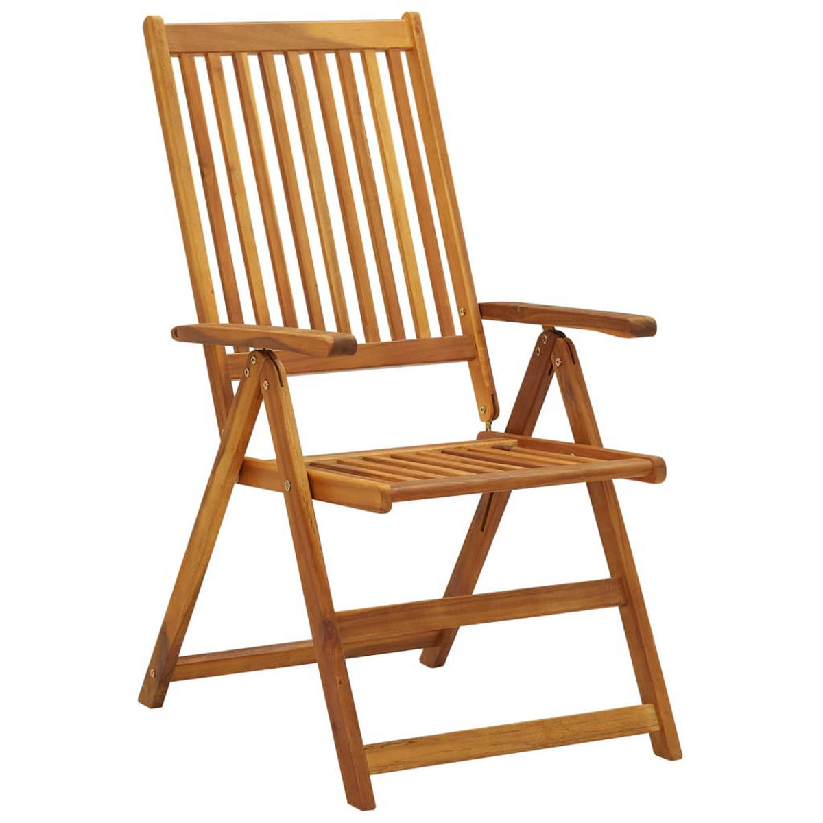 GARTEN-LIEGESTÜHLE 2er Set Mit Kissen Akazie Massivholz - Rot, Holz (57/111/69cm) - vidaXL