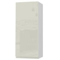 HÄNGESCHRANK Florence W4/40 Weiß / RAL 1013 perlweiß HG 40 / 32,5 / 96cm - Türanschlag links - Weiß Hochglanz/Weiß, Holz/Holzwerkstoff (40/96/32.5cm) - Feldmann-Wohnen