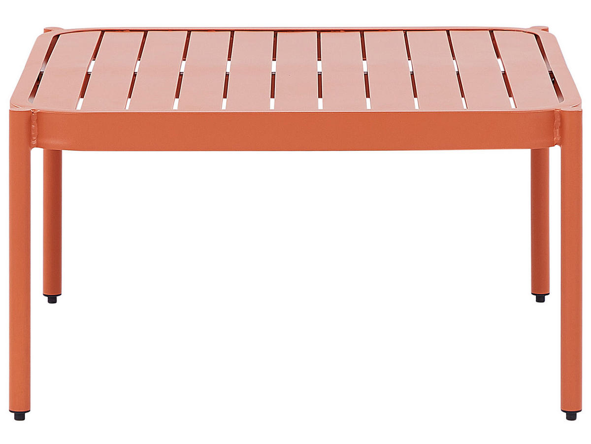 LOUNGE SET 2-Sitzer modular Orange Terracina - Orange, Metall - Beliani