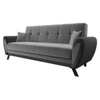 SCHLAFSOFA Kaja - Dunkelgrau/Hellgrau, Holz/Textil (228/93/90cm) - MIRJAN24