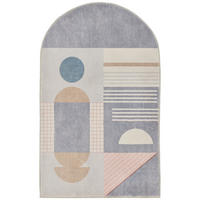 BADTEPPICH Ariella Grau 50x60 cm - Grau, Textil (50/60cm) - Gino Falcone