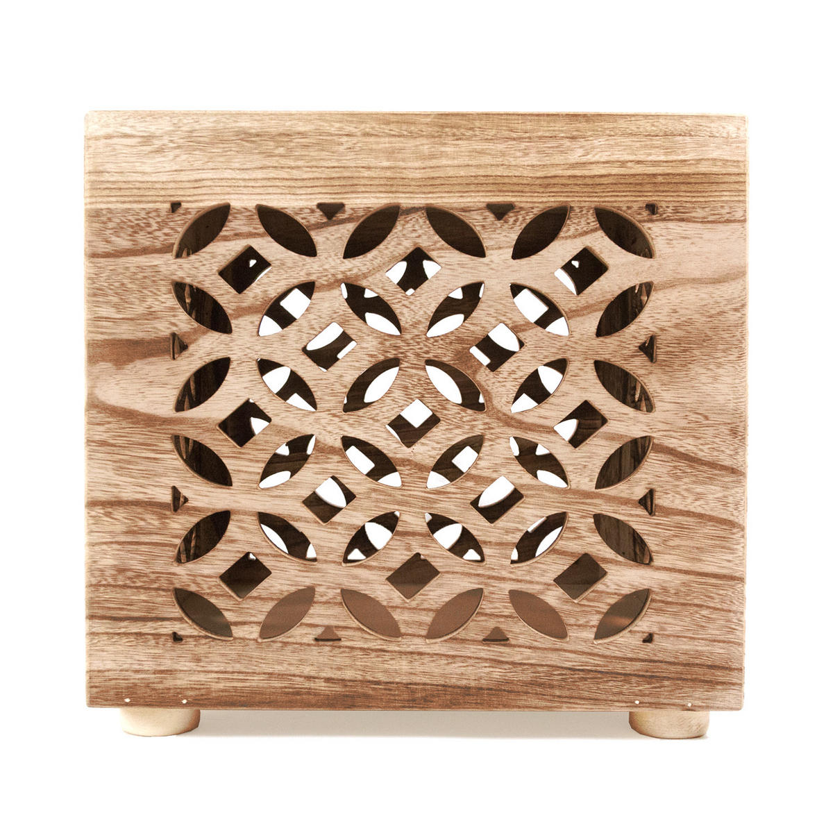 BEISTELLTISCH Holz - Braun, Holz (40/40/38cm) - Homestyle4u