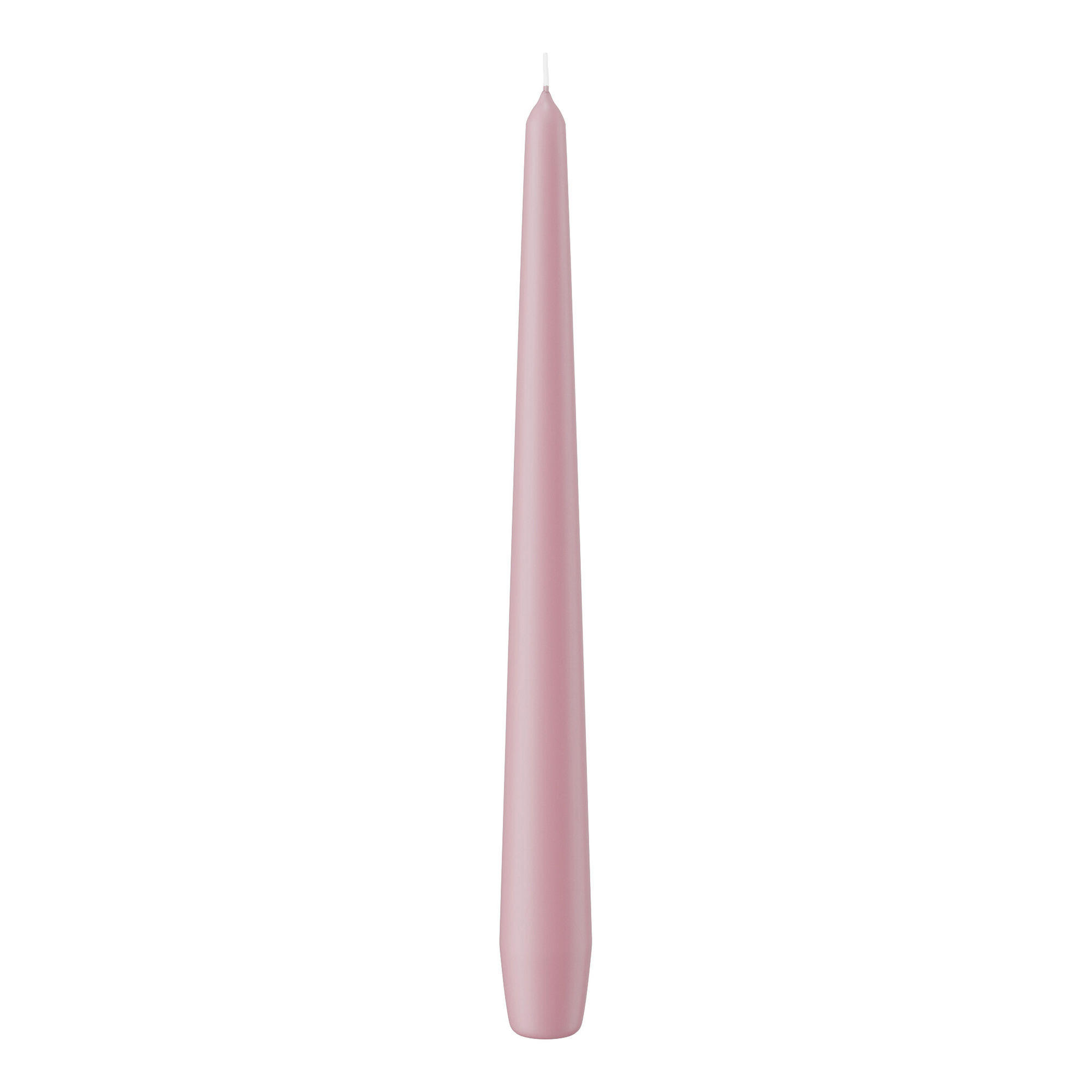 SPITZKERZEN (konische Kerzen) Rosa 250 x Ø 25 mm, 12 Stück - Rosa, Paraffin (2.5/25/25cm) - Wiedemann Kerzen