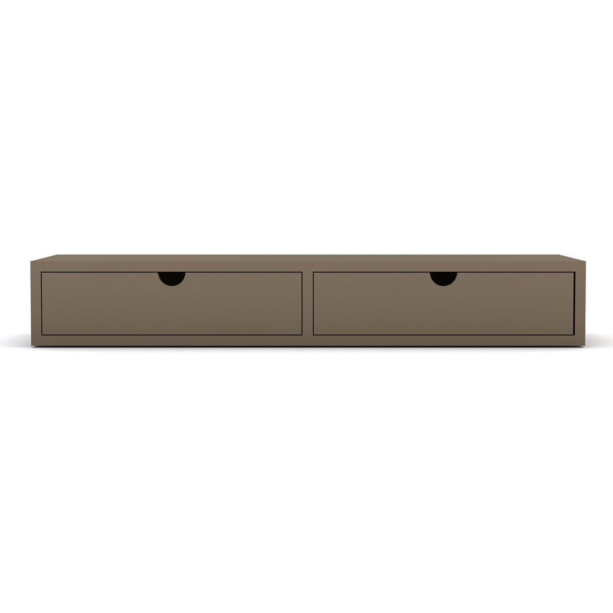 SCHREIBTISCHAUFSATZ Schubkasten Retaro / Cappuccino - Cappuccino, Holz (20.5/59/9cm) - ASSMANN