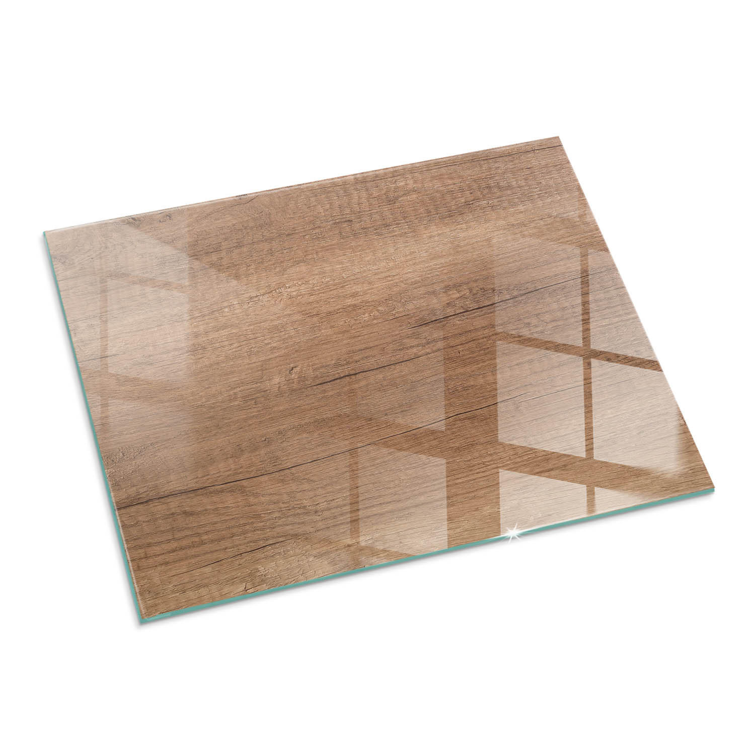 ArtPrintCave Glasplatte Braun 80x60x0.4 cm