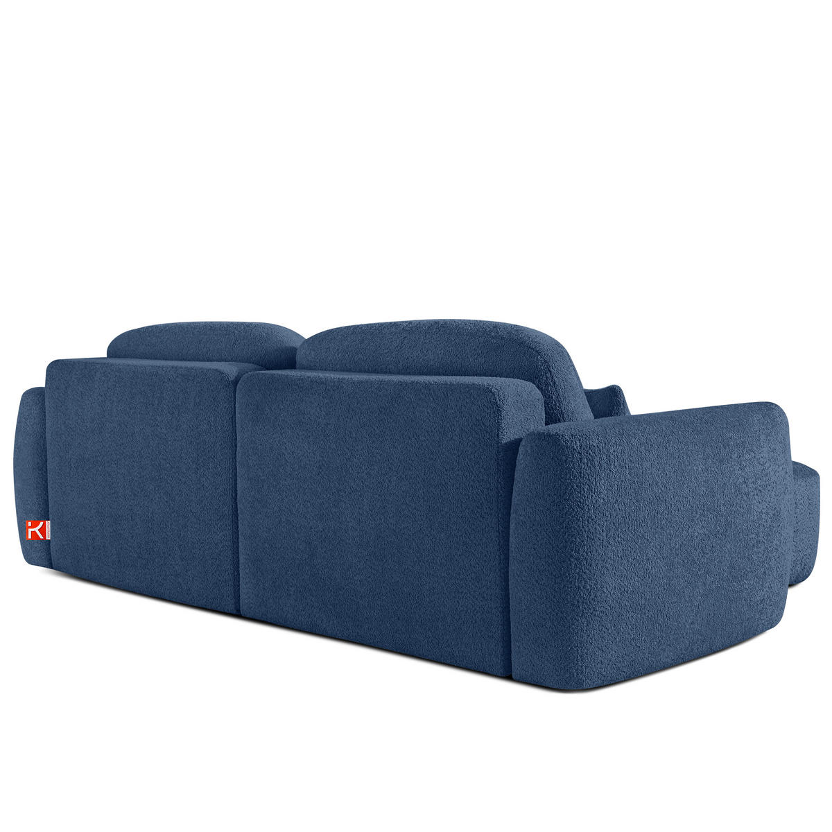 SITZGARNITUR ELOSA - Dunkelblau, Holz/Textil (245/85/165cm) - KONSIMO®