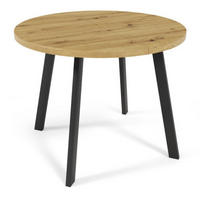 TISCH Gold JAVA Ausziehbar Rund - Multicolor, Holzwerkstoff (100/100/76cm) - Sepro Meble