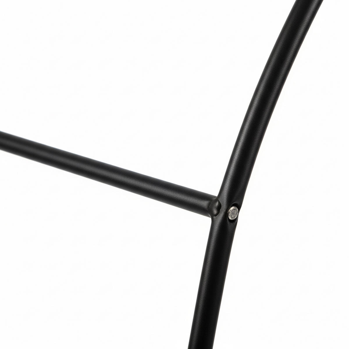 ROSENBOGEN - Schwarz, Metall (190/240/38cm) - Relaxdays