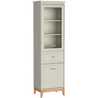 VITRINE Charlott mit 1 Schublade und 2 Türen - Kaschmir/Eiche Artisan, Holz/Holzwerkstoff (55/193/40.5cm) - Beautysofa